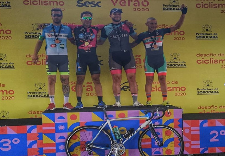 Desafio de ciclismo SESC de Verão 09/02/2020. 3º lugar atleta Alberto Santiago 5º lugar atleta Alberto