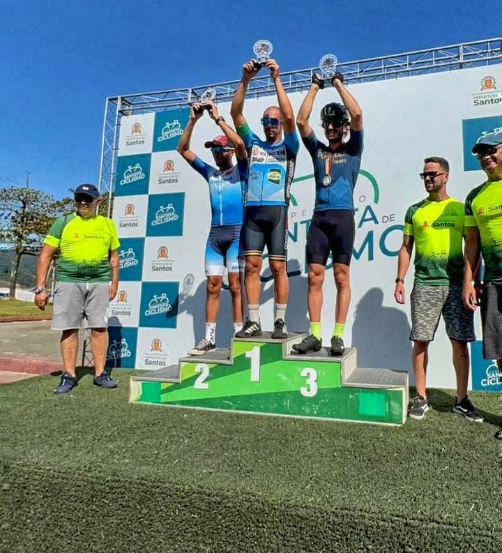 Campeonato Santista de Ciclismo 29/05/22 Atleta Vinicius 1º lugar